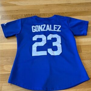 Majestic Dodgers Royal Blue Kids Jersey
